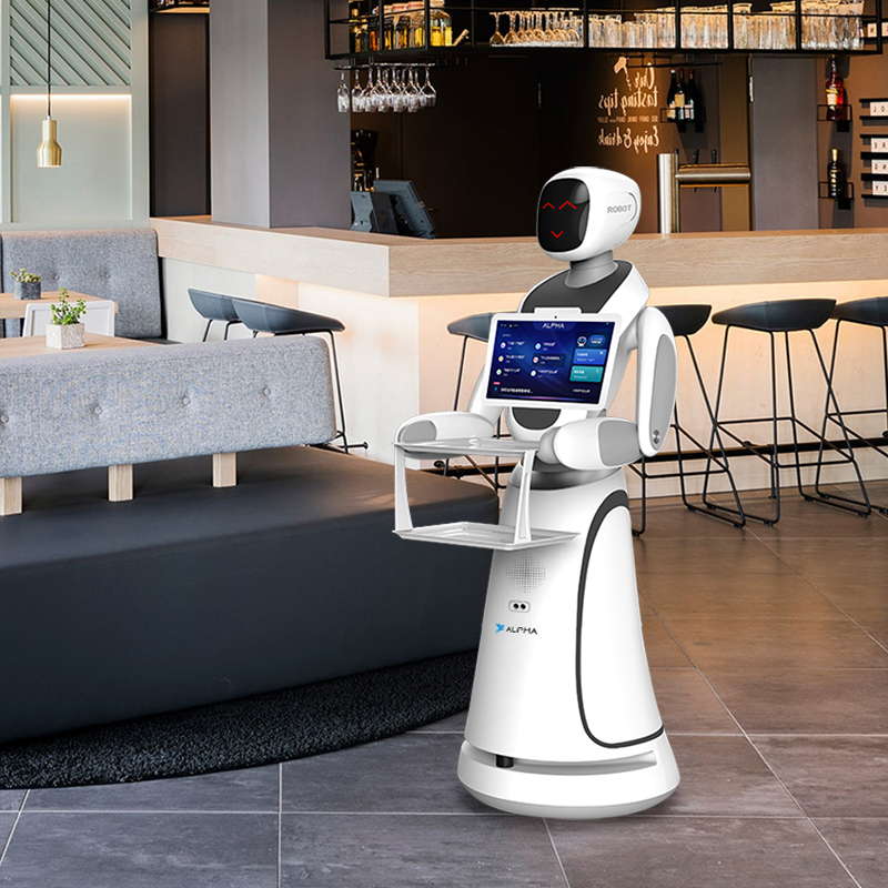 Amy Food Delivery Robot in a cafe and light service setting