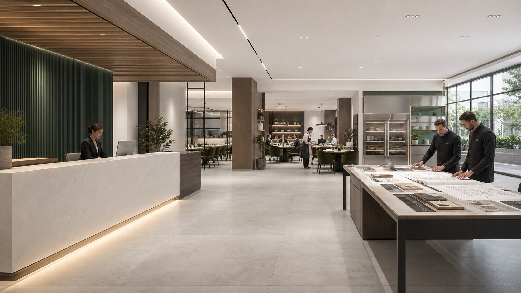 B2B foodservice solution support across service robots and equipment families